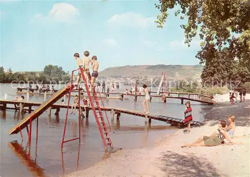 AK / Ansichtskarte Joigny_Yonne La Baignade au bord de l Yonne Joigny Yonne