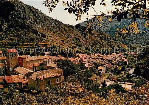 AK / Ansichtskarte Saint Guilhem le Desert Le village dans le Val de Gellone Saint Guilhem le Desert