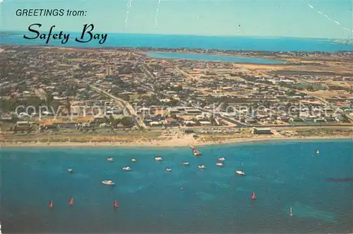 AK / Ansichtskarte Rockingham_Western_Australia Aerial view of Safety Bay Rockingham_Western