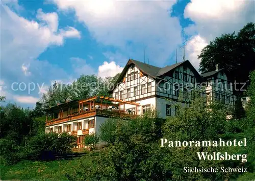 AK / Ansichtskarte Reinhardtsdorf_Bad_Schandau Panoramahotel Wolfsberg Saechsische Schweiz Reinhardtsdorf_Bad