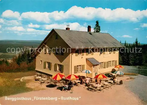 AK / Ansichtskarte Hochfirst_Berg Berggasthaus Fuerstenberg Rasthaus Schwarzwald Hochfirst_Berg