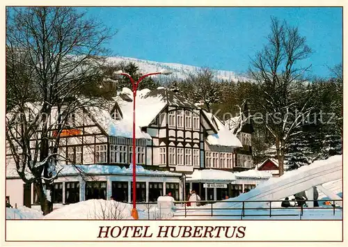 AK / Ansichtskarte Spindleruv_Mlyn_Spindlermuehle Hotel Hubertus im Riesengebirge Winterimpressionen Spindleruv_Mlyn
