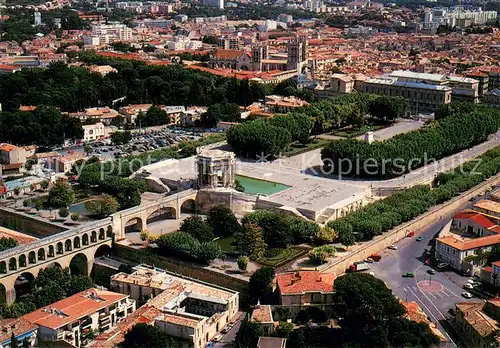 AK / Ansichtskarte Montpellier_Herault Jardin du Peyrou et les Arceaux Montpellier Herault