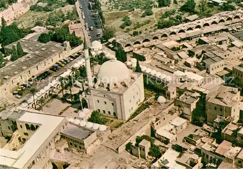 AK / Ansichtskarte Acre Partial view from the air Centre El Jazzars Mosque Acre