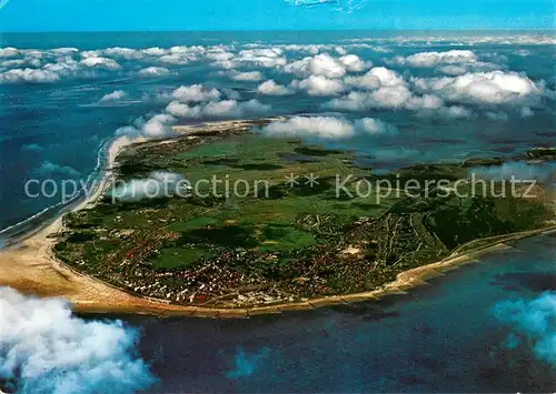 AK / Ansichtskarte Borkum Fliegeraufnahme Borkum