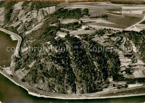 AK / Ansichtskarte Lorelei_Loreley Rheinfelsen Fliegeraufnahme Lorelei_Loreley