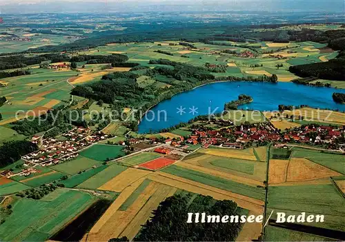 AK / Ansichtskarte Illmensee Fliegeraufnahme Pfullendorf Illmensee