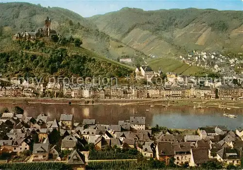 AK / Ansichtskarte Cochem_Mosel Fliegeraufnahme mit Kand Cochem Mosel