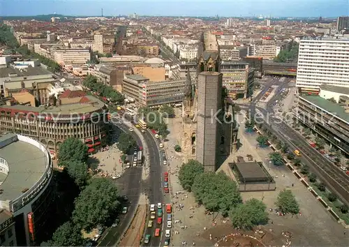 AK / Ansichtskarte Berlin Fliegeraufnahme Breitscheidplatz Kaiser Wilhelm Ged?chtniskirche Berlin