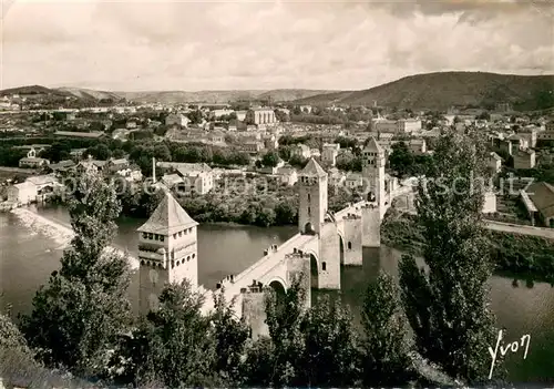 AK / Ansichtskarte Cahors Le pont Valentre et les rives du Lot Cahors