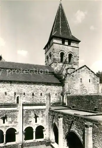 AK / Ansichtskarte Carennac Eglise Saint Pierre Cloitre et clocher Carennac