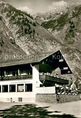 AK / Ansichtskarte Oberstdorf Berggasthof Oytalhaus mit Schachen Allgaeuer Alpen Oberstdorf