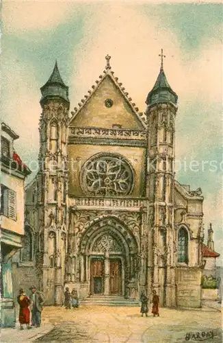 AK / Ansichtskarte Compiegne_Oise Eglise Saint Antoine Compiegne Oise