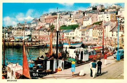 AK / Ansichtskarte Brixham Hafenpartie Brixham