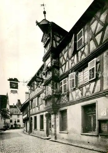 AK / Ansichtskarte Turckheim_Haut_Rhin Hotel des Deux Cles Turckheim_Haut_Rhin