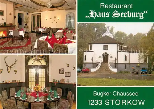 AK / Ansichtskarte Storkow_Mark Restaurant Haus Seeburg Storkow Mark