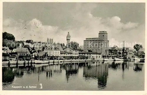 AK / Ansichtskarte Kappeln_Schlei Ansicht vom Wasser aus Kappeln_Schlei