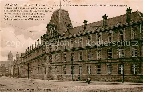 AK / Ansichtskarte Sedan_Ardennes College Turenne Sedan Ardennes