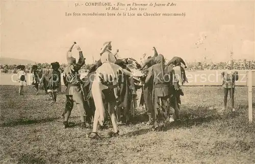 AK / Ansichtskarte Compiegne_Oise Fetes en l honneur de Jeanne d Arc Compiegne Oise