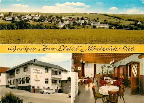 AK / Ansichtskarte Moentenich Gasthaus Pension Zum Elztal Panorama Moentenich