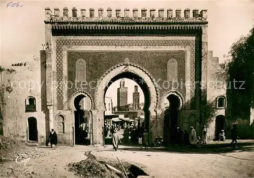 AK / Ansichtskarte Fes_Fez_Maroc Porte de Bou Jeloud 