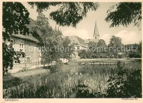 AK / Ansichtskarte Schluechtern Partie am Kloster Teich Schluechtern