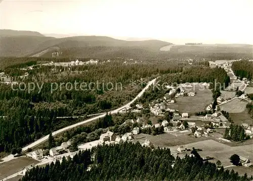 AK / Ansichtskarte Kniebis_Freudenstadt Hoehenluftkurort an der Schwarzwaldhochstrasse Fliegeraufnahme Kniebis_Freudenstadt