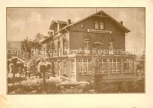 AK / Ansichtskarte Bad_Muenster_Stein_Ebernburg Kinderheim Schwab Bad_Muenster