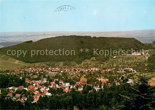 AK / Ansichtskarte Badenweiler Fliegeraufnahme mit Hochblauen Badenweiler