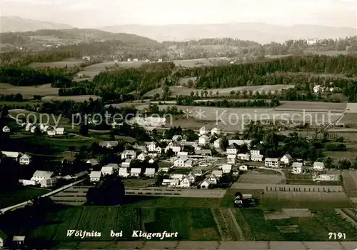 AK / Ansichtskarte Woelfnitz_Klagenfurt Fliegeraufnahme 