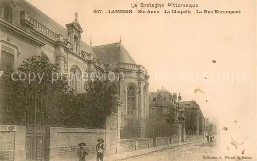 AK / Ansichtskarte Lannion Sainte Anne La Chapelle La Rue Kerampont Lannion