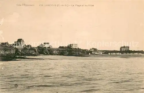 AK / Ansichtskarte Lancieux La Plage et les Villas Lancieux