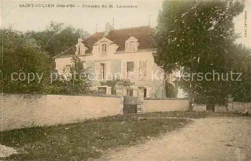 AK / Ansichtskarte Saint Julien_Or Chateau de M. Lamolere Saint Julien Or