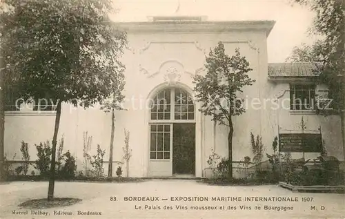 AK / Ansichtskarte Bordeaux internationale maritime Ausstellung Bordeaux