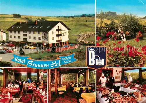 AK / Ansichtskarte Weibersbrunn Hotel Restaurant Brunnen Hof Weibersbrunn