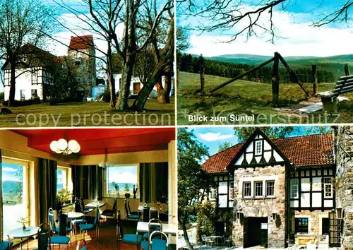 AK / Ansichtskarte Hessisch_Oldendorf Hotel Weisses Haus Fischbeck Hessisch Oldendorf