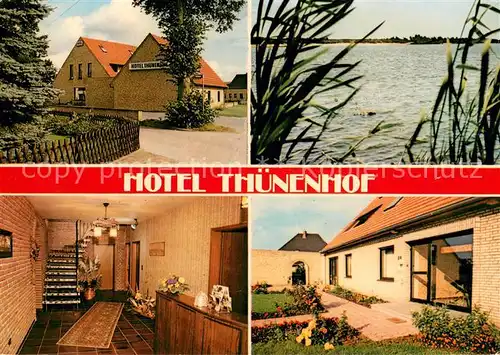 AK / Ansichtskarte Oyten Hotel Th?nenhof Lageplan Oyten