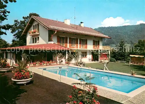 AK / Ansichtskarte Ruhpolding Haus Renate Pool Ruhpolding