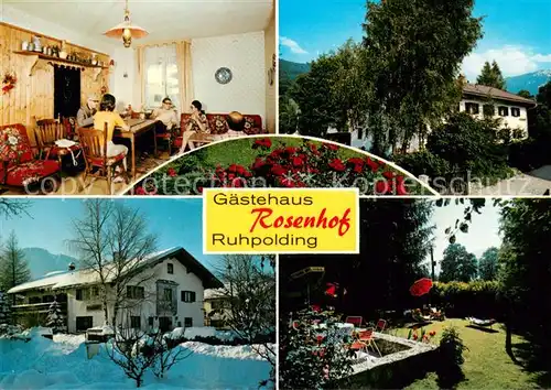 AK / Ansichtskarte Ruhpolding G?stehaus Rosenhof Ruhpolding