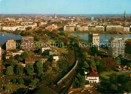 AK / Ansichtskarte Hamburg Blick vom Plaza auf die City Hamburg