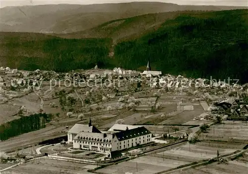 AK / Ansichtskarte Esthal Provinzmutterhaus Kloster St Maria Fliegeraufnahme Esthal