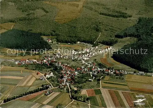 AK / Ansichtskarte Krumbach_Giessen Fliegeraufnahme Krumbach Giessen