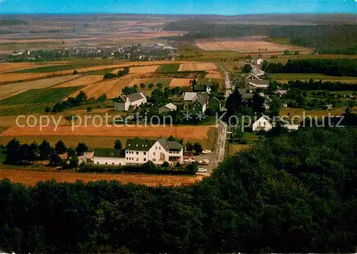 AK / Ansichtskarte Gammelshausen_Hunsrueck Fliegeraufnahme mit Restaurant Haus Waldesruh Gammelshausen Hunsrueck