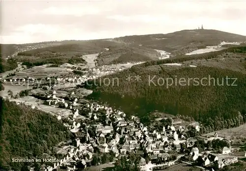 AK / Ansichtskarte Schmitten_Taunus Fliegeraufnahme Schmitten Taunus