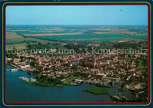 AK / Ansichtskarte Barth am Barther Bodden Fliegeraufnahme Barth