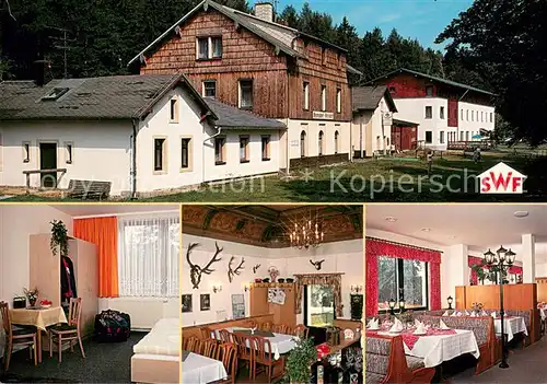 Neuhermsdorf Ehem Bahnhof Hermsdorf Gaestezimmer Kgl Empfangssaal Restaurant Sporthotel Neuhermsdorf