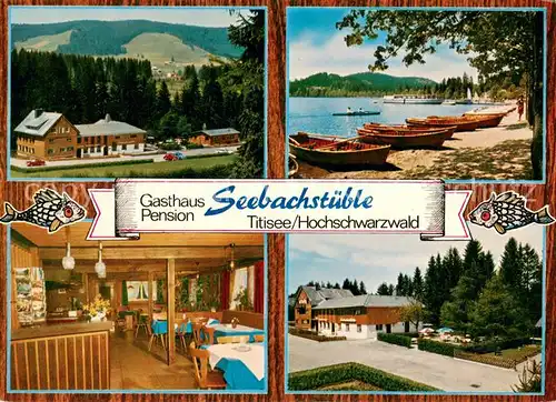 Titisee Gasthaus Pension Seebachstueble Gaststube Bootsliegeplatz Titisee