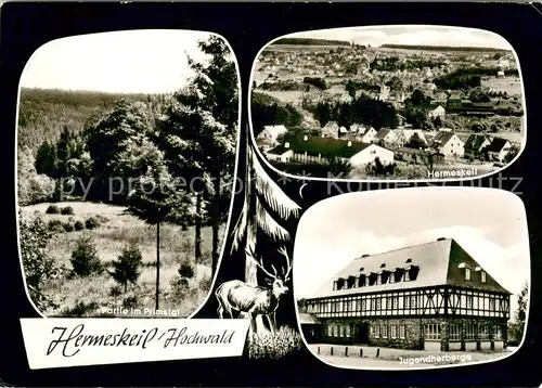 Hermeskeil Partie im Primstal Panorama Jugendherberge Hermeskeil