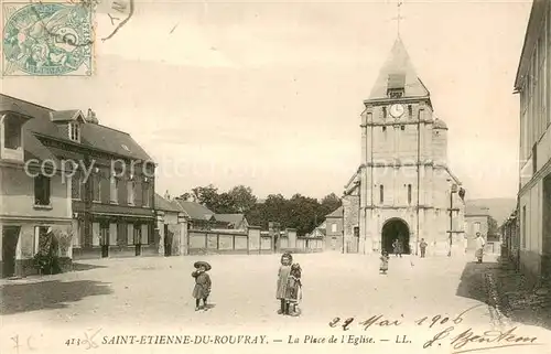 AK / Ansichtskarte Saint Etienne du Rouvray Place de l Eglise Saint Etienne du Rouvray