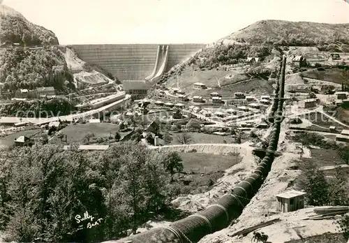 AK / Ansichtskarte Bort les Orgues Barrage et la Cite de Grange Bort les Orgues